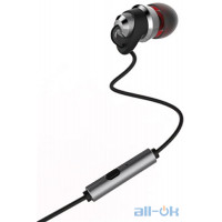 Навушники Remax RM-585 Metal Touching Earphone Black			
