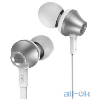 Навушники Remax RM-610D Earphone Silver