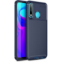 Чохол-накладка IIpaky Carbon Fiber Series/Soft TPU Case Huawei P30 Lite Blue