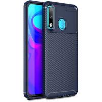 Чохол-накладка IIpaky Carbon Fiber Series/Soft TPU Case Huawei P30 Lite Blue