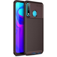 Чохол-накладка Ipaky Carbon Fiber Series/Soft TPU Case Huawei P30 Lite Blue