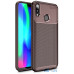 Чохол-накладка Ipaky Carbon Fiber Series/Soft TPU Case Huawei Y9 2019 Brown — інтернет магазин All-Ok. фото 1