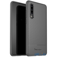 Чохол-накладка Ipaky Carbon Fiber Series/TPU Case With Carbon Fiber Huawei P30 Gray