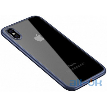 Чохол-накладка Ipaky Bright Series/TPU frame With Clear PC Case Apple iPhone X/XS Black