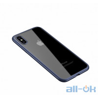 Чохол-накладка Ipaky Bright Series/TPU frame With Clear PC Case Apple iPhone XR Blue
