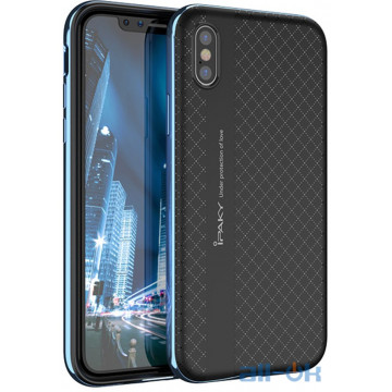 Чохол-накладка Ipaky Bumblebee Series/PC Frame With TPU Case Apple iPhone XS Max Blue