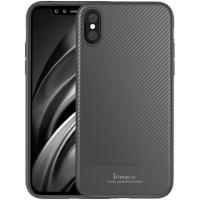 Чохол-накладка Ipaky Carbon Fiber Series/Soft TPU Case iPhone XS Gray