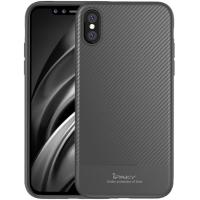 Чохол-накладка Ipaky Carbon Fiber Series/Soft TPU Case iPhone XS Max Gray