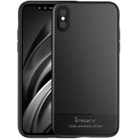 Чохол-накладка Ipaky Carbon Fiber Series/TPU Case With Carbon Fiber Apple iPhone X Black