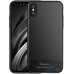 Чохол-накладка Ipaky Carbon Fiber Series/TPU Case With Carbon Fiber Apple iPhone X Black — інтернет магазин All-Ok. фото 1