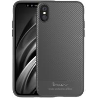 Чохол-накладка Ipaky Carbon Fiber Series/TPU Case With Carbon Fiber Apple iPhone X Gray