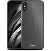 Чохол-накладка Ipaky Carbon Fiber Series/TPU Case With Carbon Fiber Apple iPhone XS Gray