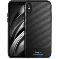 Чохол-накладка Ipaky Carbon Fiber Series/TPU Case With Carbon Fiber Apple iPhone XS Max Black