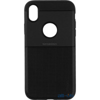Чохол-накладка Ipaky Shield Series/Elegant Grid Design TPU Hybrid Case Apple iPhone XR Black