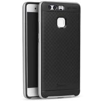 Чохол-накладка  Ipaky TPU + PC Huawei P9 Black/Silver