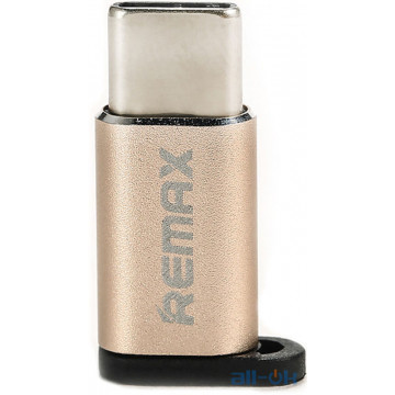 Перехідник Remax RA-USB1 micro-type-c Gold