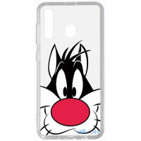 Чохол-накладка  TOTO Acrylic+TPU Print Case Samsung Galaxy A20/A30 #11 Cat Nose Transparent