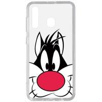 Чохол-накладка  TOTO Acrylic+TPU Print Case Samsung Galaxy A20/A30 #11 Cat Nose Transparent