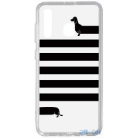 Чохол-накладка TOTO Acrylic+TPU Print Case Samsung Galaxy A20/A30 #25 Taksa Transparent