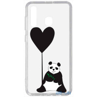 Чохол-накладка TOTO Acrylic+TPU Print Case Samsung Galaxy A20/A30 #53 Panda B Transparent