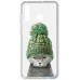 Чохол-накладка TOTO Acrylic+TPU Print Case Samsung Galaxy A20/A30 #7 Cat In Hat Transparent — інтернет магазин All-Ok. фото 1
