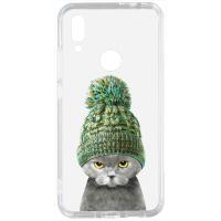 Чохол-накладка TOTO Acrylic+TPU Print Case Xiaomi Redmi 7 #7 Cat In Hat Transparent