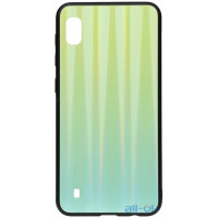 Чохол-накладка TOTO Aurora Print Glass Case Samsung Galaxy A10 Green