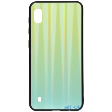 Чохол-накладка TOTO Aurora Print Glass Case Samsung Galaxy A10 Green
