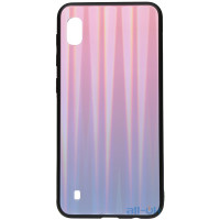 Чохол-накладка TOTO Aurora Print Glass Case Samsung Galaxy A10 Lilac