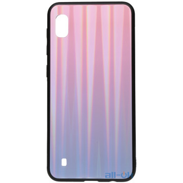 Чохол-накладка TOTO Aurora Print Glass Case Samsung Galaxy A10 Lilac