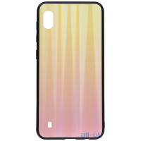 Чохол-накладка  TOTO Aurora Print Glass Case Samsung Galaxy A10 Pink