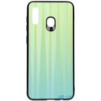 Чохол-накладка TOTO Aurora Print Glass Case Samsung Galaxy A20/A30 Green