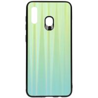 Чохол-накладка TOTO Aurora Print Glass Case Samsung Galaxy A20/A30 Green