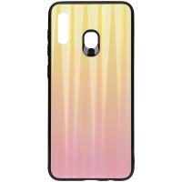 Чохол-накладка TOTO Aurora Print Glass Case Samsung Galaxy A20/A30 Pink