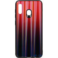 Чохол-накладка TOTO Aurora Print Glass Case Samsung Galaxy A20/A30 Red