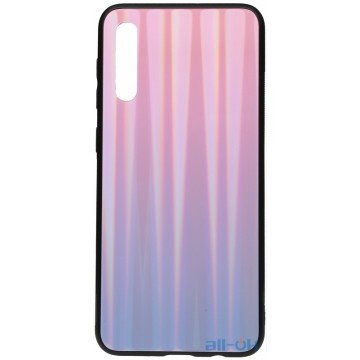 Чохол-накладка TOTO Aurora Print Glass Case Samsung Galaxy A30s/A50/A50s Lilac