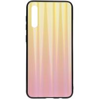 Чохол-накладка TOTO Aurora Print Glass Case Samsung Galaxy A30s/A50/A50s Pink