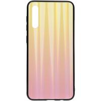 Чохол-накладка TOTO Aurora Print Glass Case Samsung Galaxy A30s/A50/A50s Pink