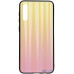 Чохол-накладка TOTO Aurora Print Glass Case Samsung Galaxy A30s/A50/A50s Pink — інтернет магазин All-Ok. фото 1