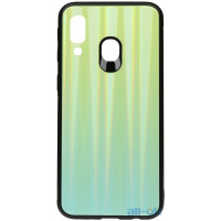 Чохол-накладка TOTO Aurora Print Glass Case Samsung Galaxy A40 Green
