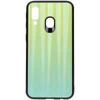 Чохол-накладка TOTO Aurora Print Glass Case Samsung Galaxy A40 Green