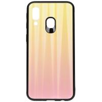 Чохол-накладка TOTO Aurora Print Glass Case Samsung Galaxy A40 Pink