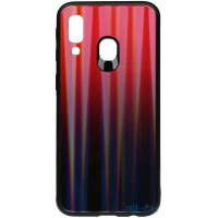 Чохол-накладка TOTO Aurora Print Glass Case Samsung Galaxy A40 Red
