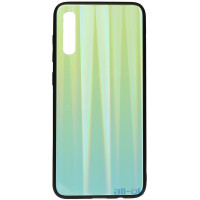 Чохол-накладка TOTO Aurora Print Glass Case Samsung Galaxy A70 Green