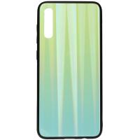 Чохол-накладка TOTO Aurora Print Glass Case Samsung Galaxy A70 Green