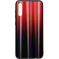 Чохол-накладка TOTO Aurora Print Glass Case Samsung Galaxy A70 Red