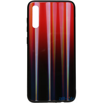 Чохол-накладка TOTO Aurora Print Glass Case Samsung Galaxy A70 Red