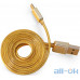 Кабель Remax Golden Micro-USB 1m Gold — інтернет магазин All-Ok. фото 1