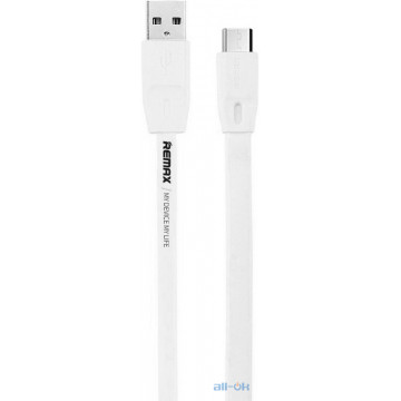 Кабель Remax Full Speed Micro-USB 2m White