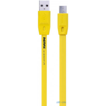Кабель Remax Full Speed Micro-USB 1M Yellow